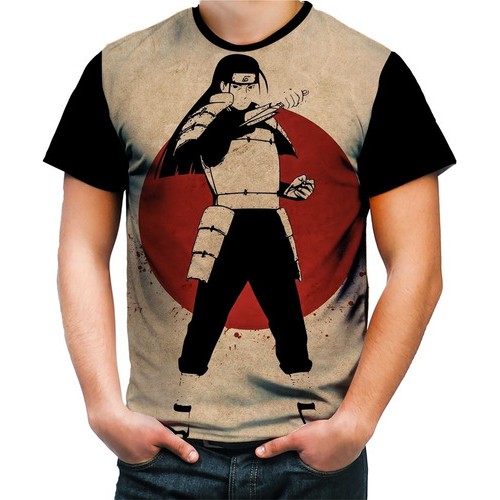 Camisa Camiseta Anime Naruto Primeiro Hokage Hashirama Senju