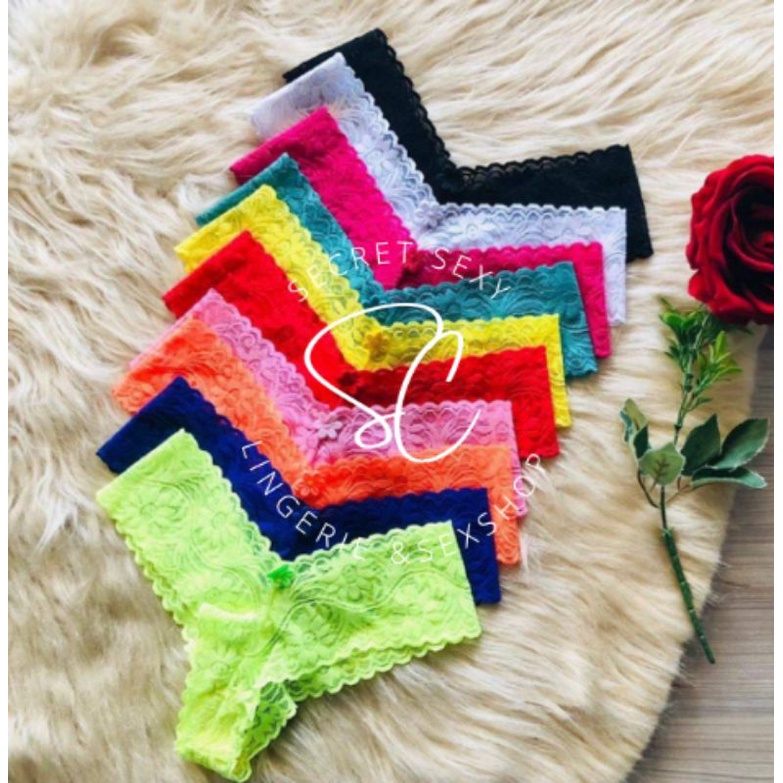 mini caleçon em renda ( duzia ) | Shopee Brasil