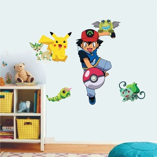 Super Papel De Parede Adesivo Pokémon 220x160cm 5 Modelos - Escorrega o  Preço