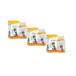 Combo 3un Suplemento Vitaminico Omega 3 Dog 1000 Mg - Organnact