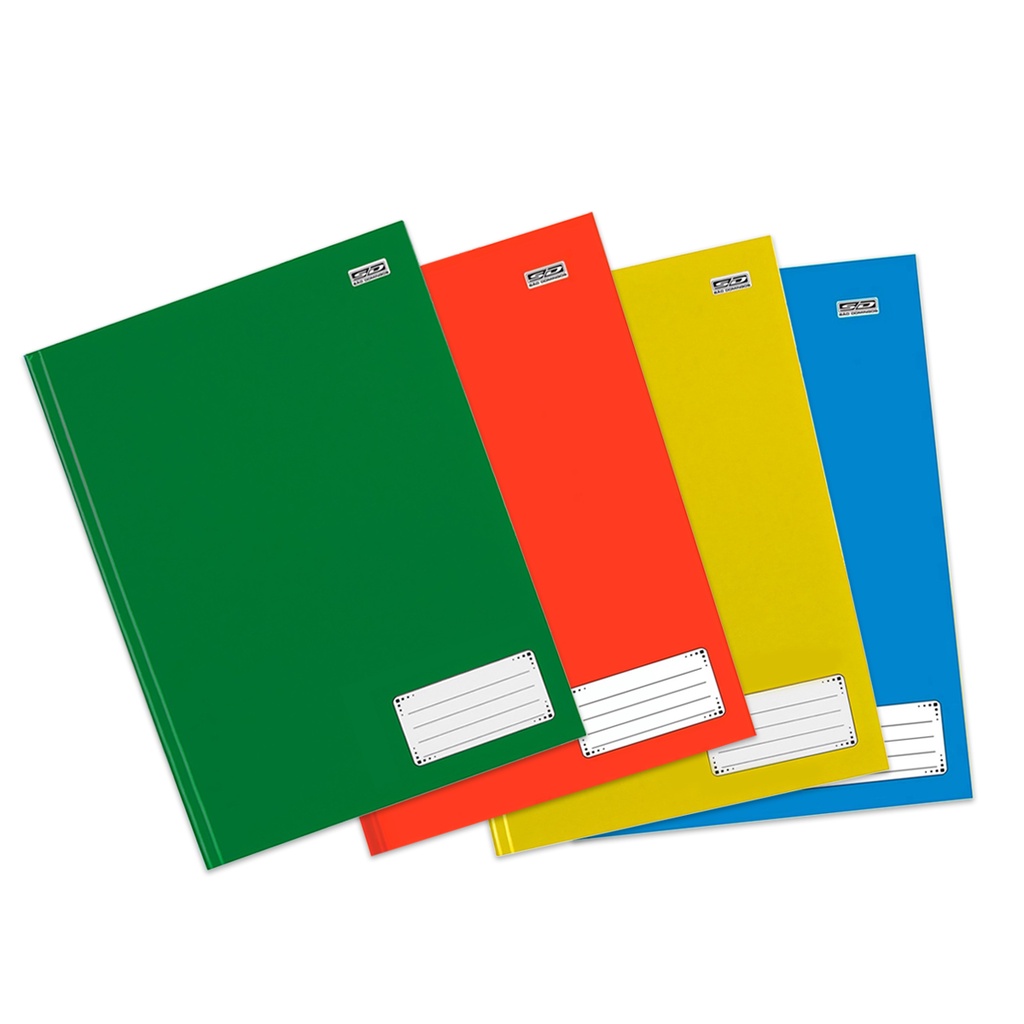 Caderno de Capa dura Grande 200x275mm Ensino Fundamental Medio ...