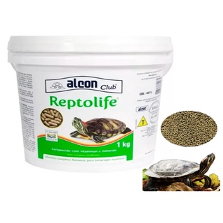 2x Reptolife Ração Premium Tartarugas **Combo Promo 2 Baldes 1kg**