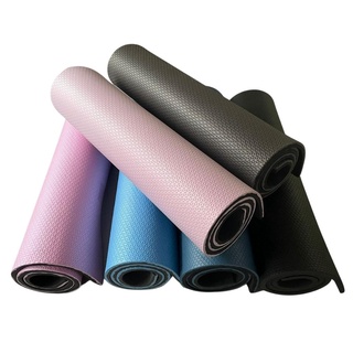 Tapete de yoga antiderrapante esportes fitness esteira 3mm-6mm de