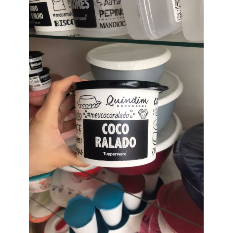 Redondinha COCO RALADO Linha PB TUPPERWARE 500ML | Shopee Brasil