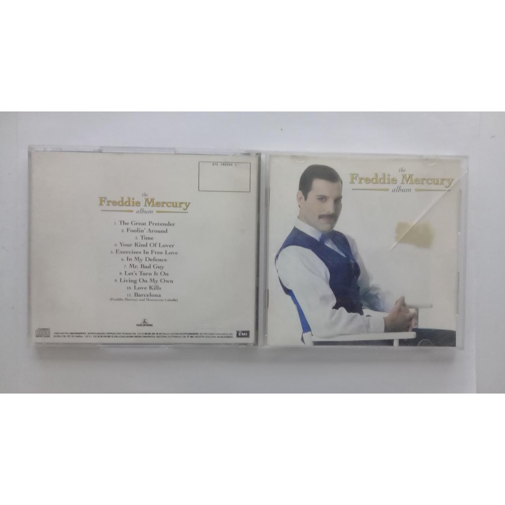 CD The Freddie Mercury album Shopee Brasil
