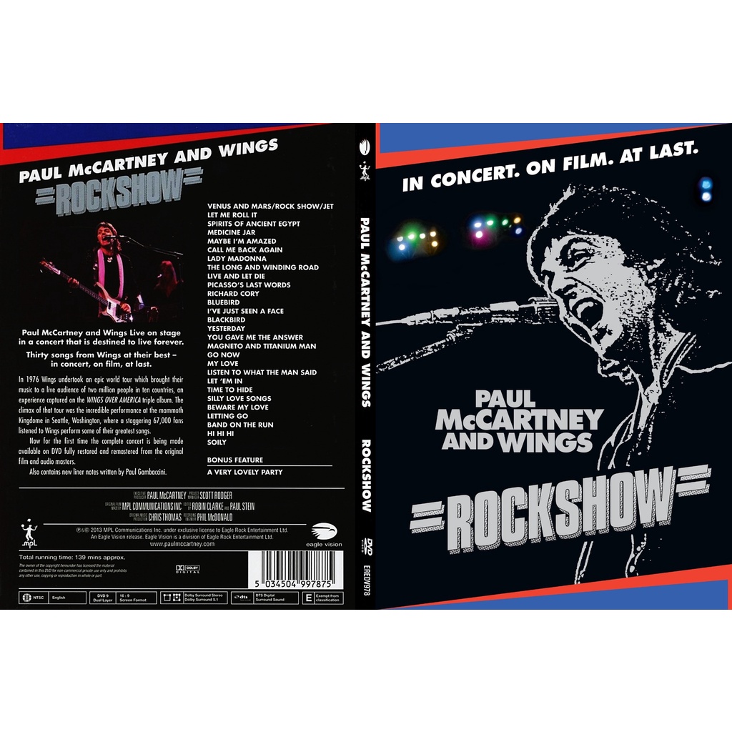 Paul McCartney and Wings ロックショウ Blu-ray Amazon.com: Paul