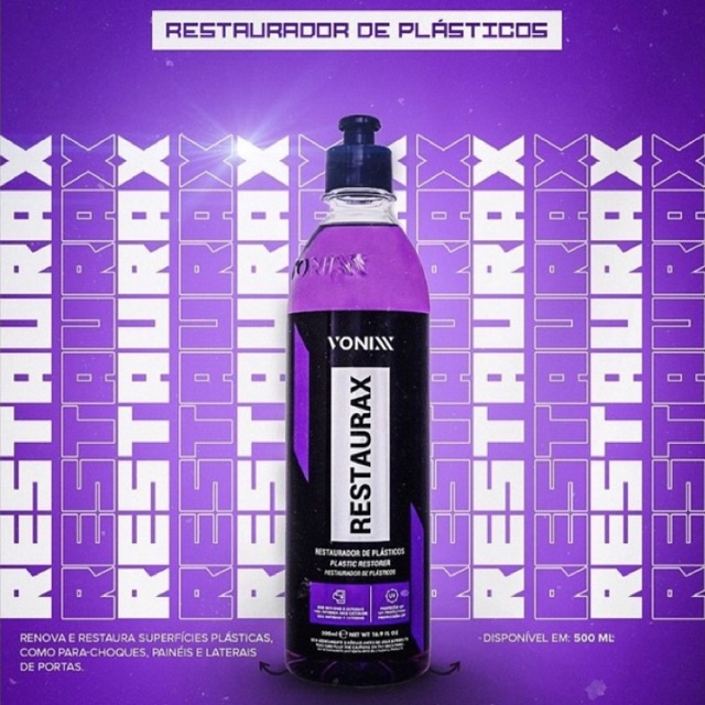 Restaurax Restaurador de Plásticos Vonixx