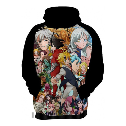 kit Personalizado Anime Sete Pecados Capitais + camiseta