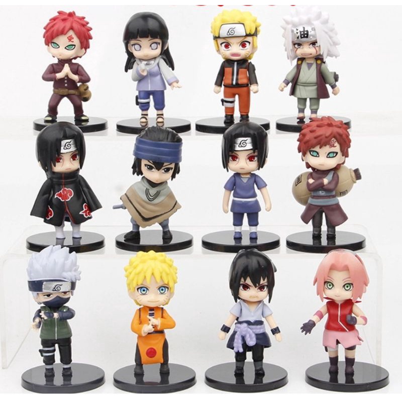 Bonecos Naruto UMA UNIDADE Figura De Ação Naruto Shippuden Sasuke, Gaara, Hinata, Itach, Jiraya, Kakashi, Minato e Sakura