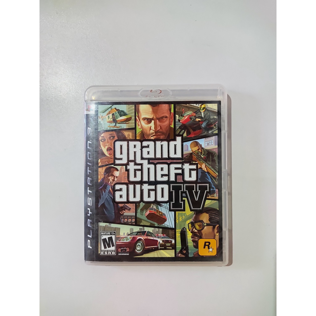 Jogo Grand Theft Auto IV (GTA 4) - PS3 Mídia Física