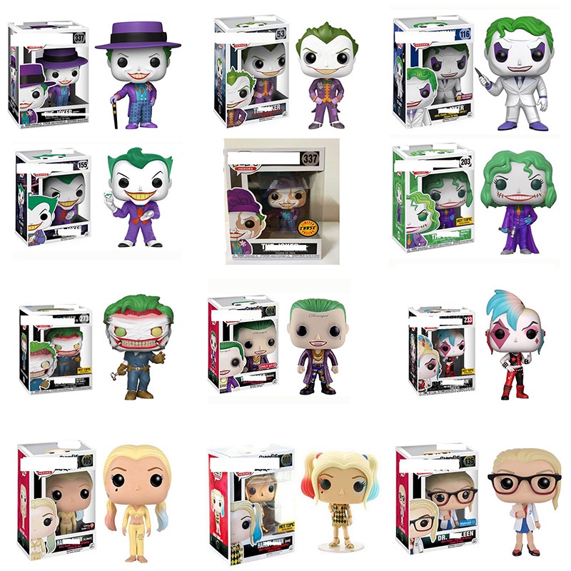 Funko Pop DC Heroes Batman Joker Harley Quinn Dr. Harleen Halloween ...