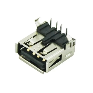 Conector USB Fêmea 90º YH-USB01A