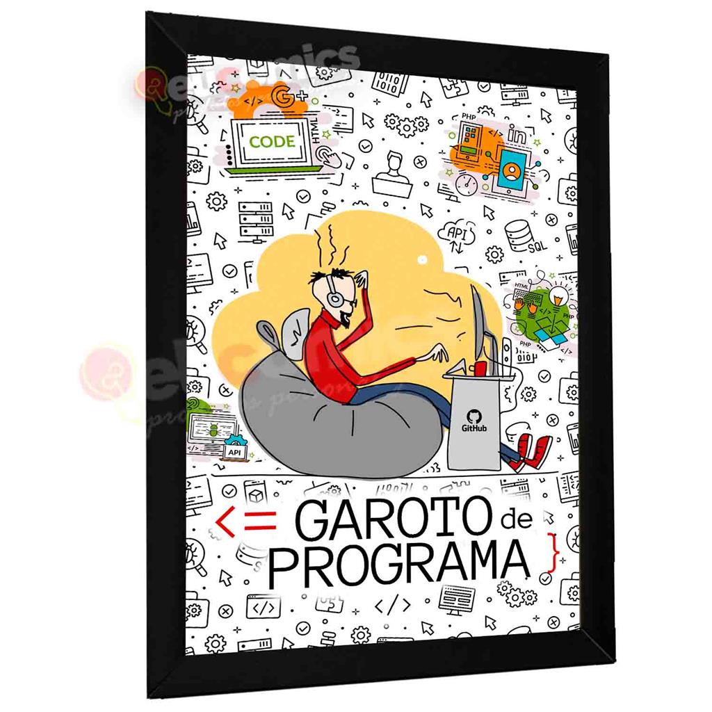 Quadro Garoto De Programa Programacao | Shopee Brasil