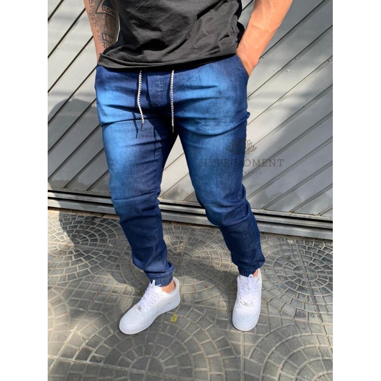 Calça Masculina Jogger Jeans