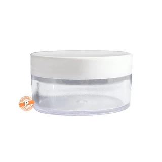 Pote Acrílico Para Creme 50g C/ Tampa Rosca (50 Unidades)