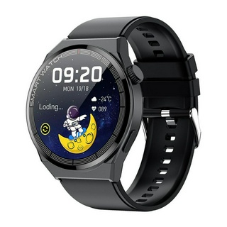 Relógio inteligente sk11 além de 1.32 polegada bt chamada nfc negócios pulseira de fitness monitoramento freqüência cardíaca sem fio carregamento smartwatch