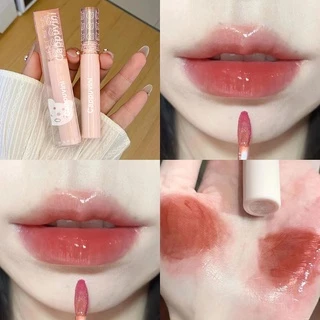 Cappuvini Bolha Lábio Esmalte Espelho Brilho Labial Coreia Natural Nude Batom Estudante Maquiagem À Prova Dwaterproof Água