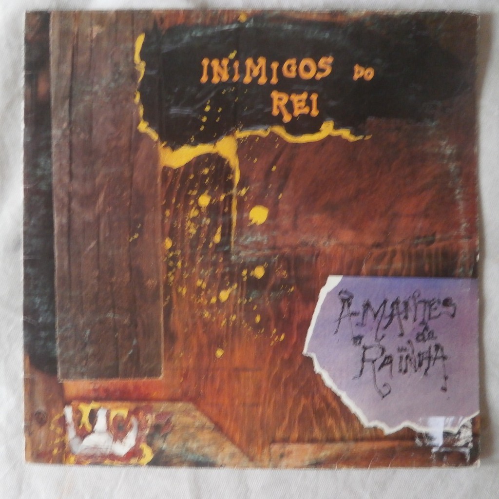 Lp Inimigos Do Rei 1990 Amantes Da Rainha, Vinil Com Encarte | Shopee ...