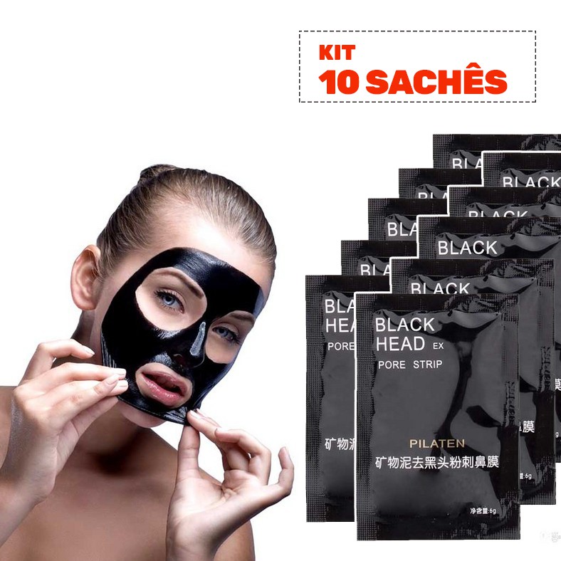 10 Máscara Removedora Cravos Black Head Tira Espinhas | Shopee Brasil