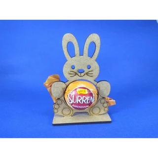 Lembrancinhas Coelho Porta Bombom De Páscoa Mdf em Oferta na Shopee