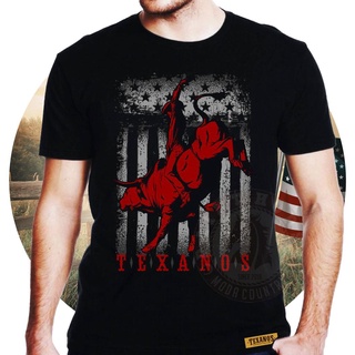 Camiseta country preta texanos cowboy manga curta atacado Tx