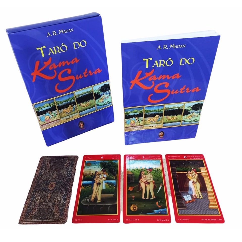 Tarô do Kama Sutra (Livro + 78 Cartas + Caixinha) | Shopee Brasil