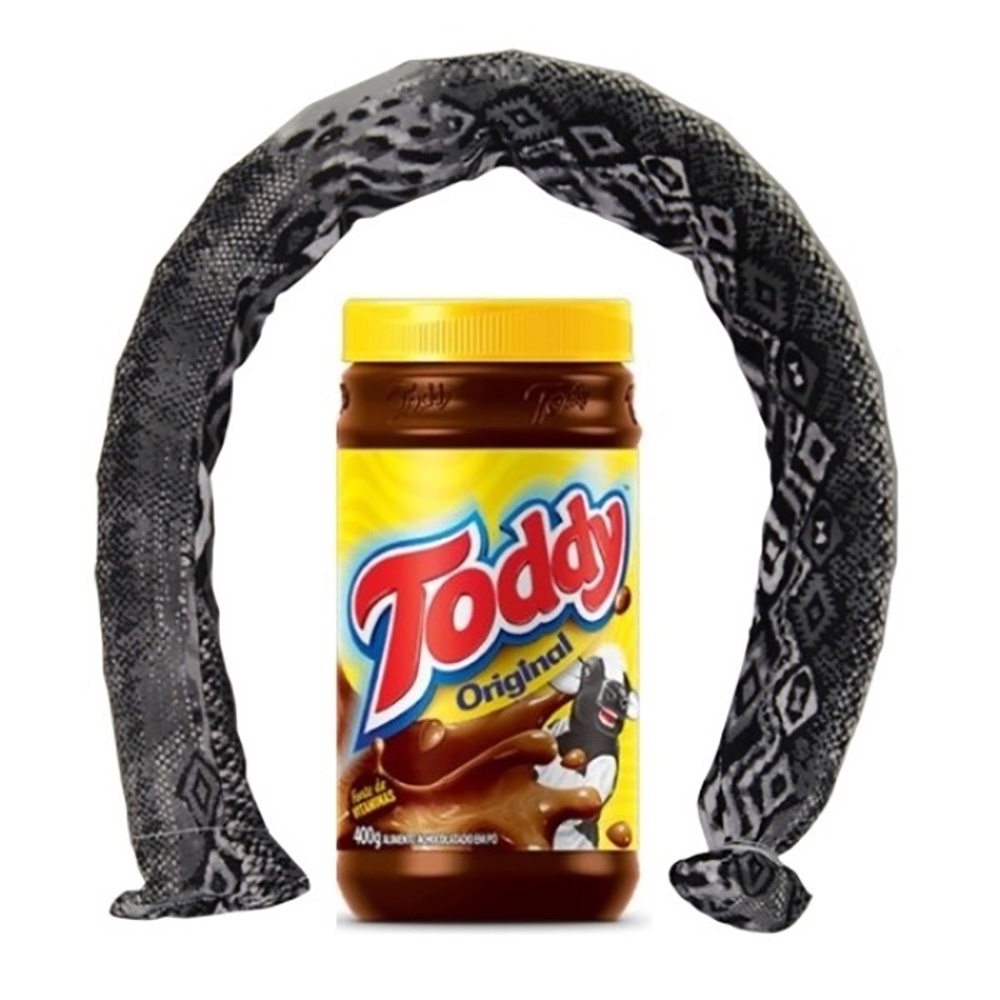 Pegadinha Achocolatado do Susto , Cobra na Caixa