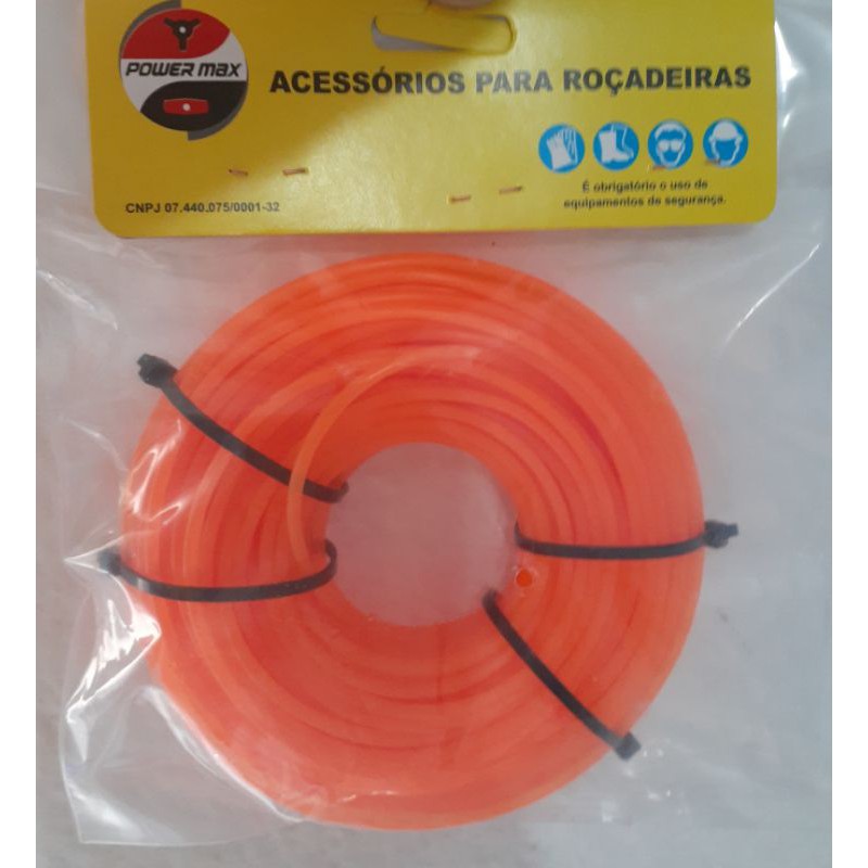 Fio de Nylon 2 6mm para Carretel de Corte Ro adeira Nakashi Yamazaki Toyama