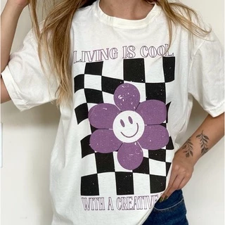 Camiseta Mente Criativa - Off-White