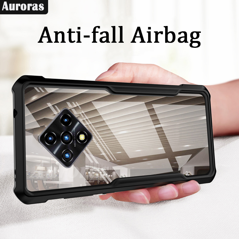 Auroras for Infinix Zero 8 Case Transparent Clear Armor Cover Airbag Full Protector Phone Casing for Infinix Zero 8