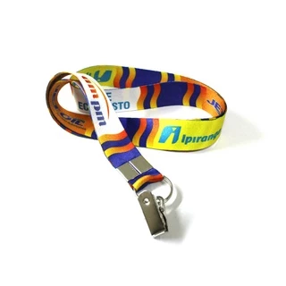 20 Cordões Personalizados P/ Crachá 20mm Impressão Digital