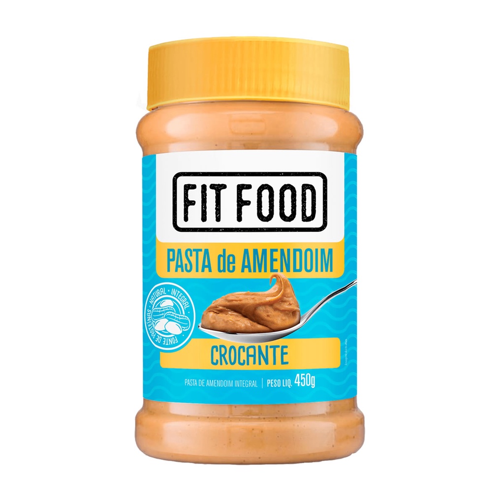 Pasta De Amendoim Integral Crocante G Fit Food Shopee Brasil