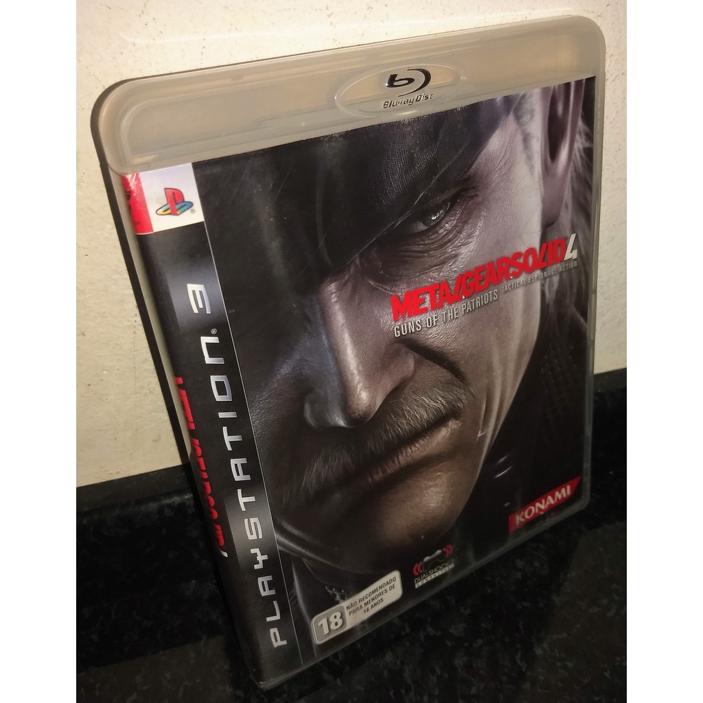 Jogo Metal Gear Solid 4 Ps3 Mídia Física Lacrado - Easy Cosméticos -  Perfumaria