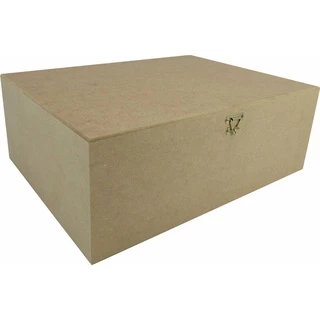 Caixa Organizadora Lisa Fecho e Dobradiça 40x30x15 cm