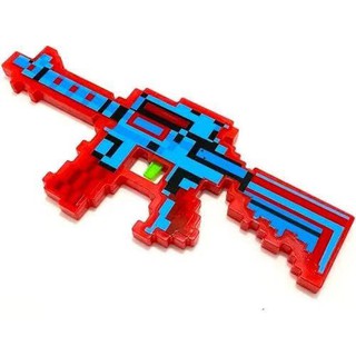 Brinquedo Infantil Nerf metralhadora minecraft com som e luz brinquedo Mine  Craft