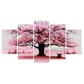 Quadros Árvore Rosa Árvore Da Vida Rosa Ipê Rosa Banquinho