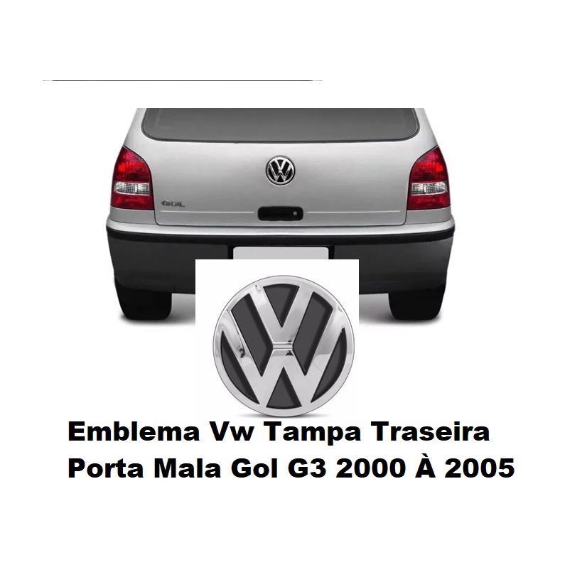 Emblema Adesivo Tampa Porta Malas Total Flex Gol Parati Orig