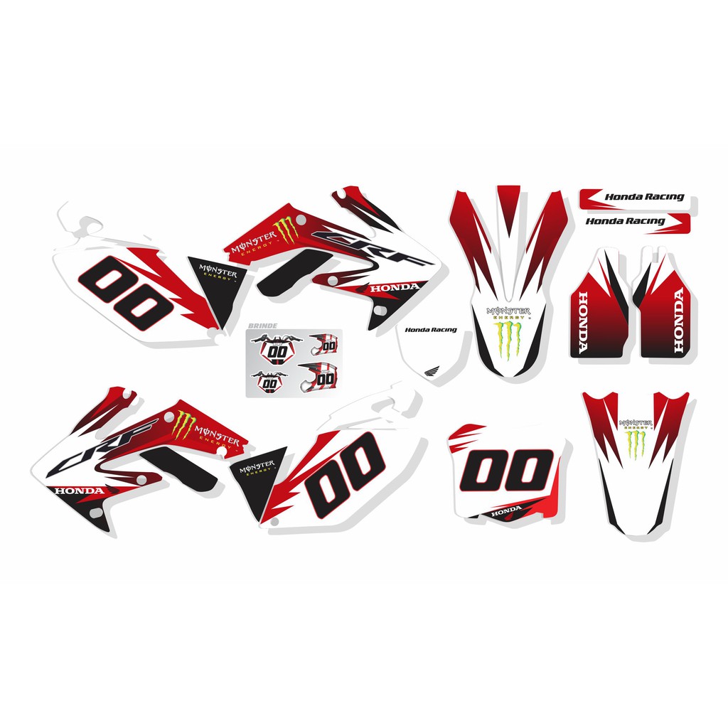 Adesivos Proteção Laminados Moto Trilha Motocross Xlr 125 CA-16492