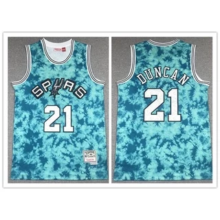 [4 Estilos] Camisa Nba San Antonio Spurs No . 21 Duncan 2021 Constellation Edition Basquete Esportes HwmC