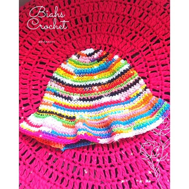 Bucket em crochê Shopee Brasil