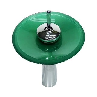 TORNEIRA MONOCOMANDO DE VIDRO REDONDA ALTA VERDE