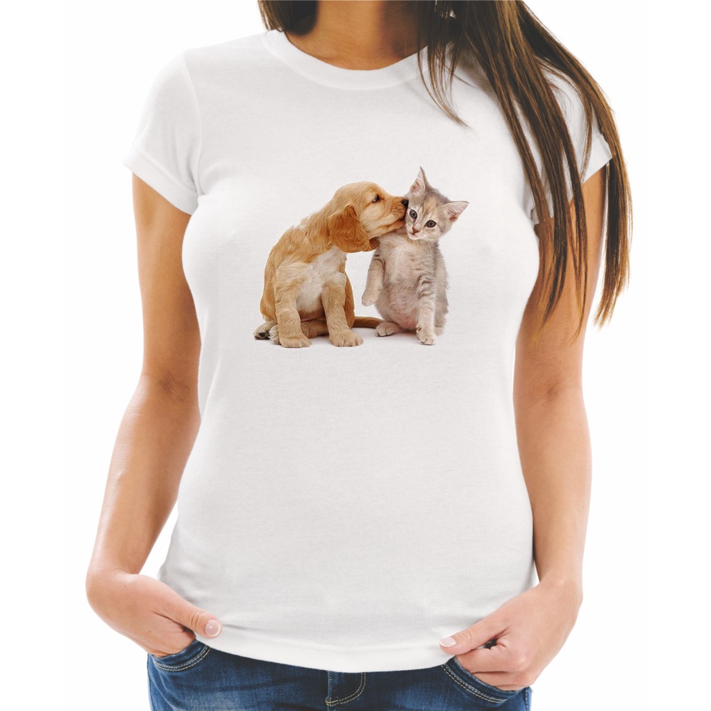 Camisetas femininas com hot sale estampas de animais