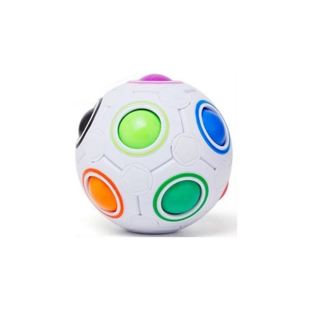 Jogo Mágico de Quebra-cabeça de Bola Rainbow Puzzle Ball Fidget Jogo de  Habilidade com Bolas de Alívio do Stress, Rainbow Puzzle Cube Kids Rainbow  Ball Toy Teasers Jogos de Brinquedos de Brinquedos