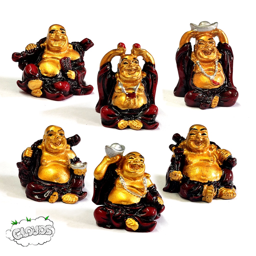 Kit Altar Buda Decoração Zen Meditação (equilíbrio-4 Peças)