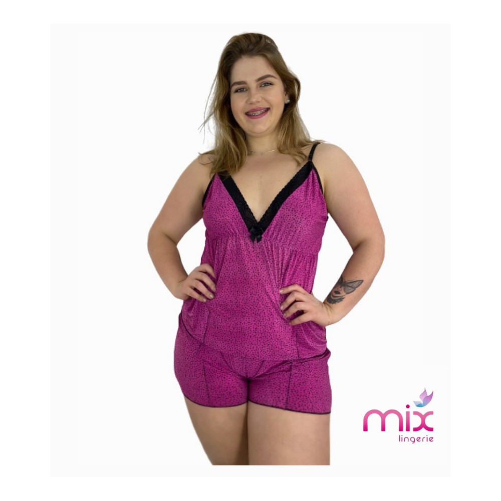 Roupa de dormir feminina plus sale size