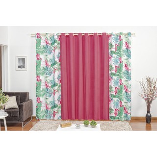 Cortina Naturale 2 Metros Micropercal 200 Fios Flamingo