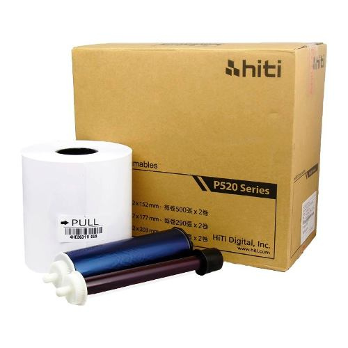 Papel e Ribbon HiTi P520, P525 10x15