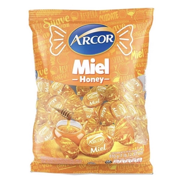 Bala Mel Recheada Arcor- 600g/ Aprox. 100 Unidades | Shopee Brasil