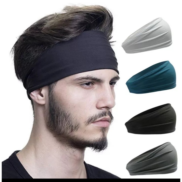 Kit 5 Headband, faixa de cabelo, masculina | Shopee Brasil
