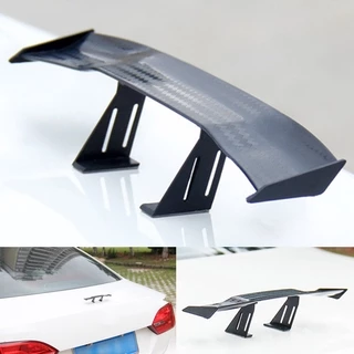 Spoiler Traseiro De Carro De 17cm/Mini De Asa Pequena Modelo GT/Fibra De Carbono/Cauda/Decoração/Auto/Acessórios Para